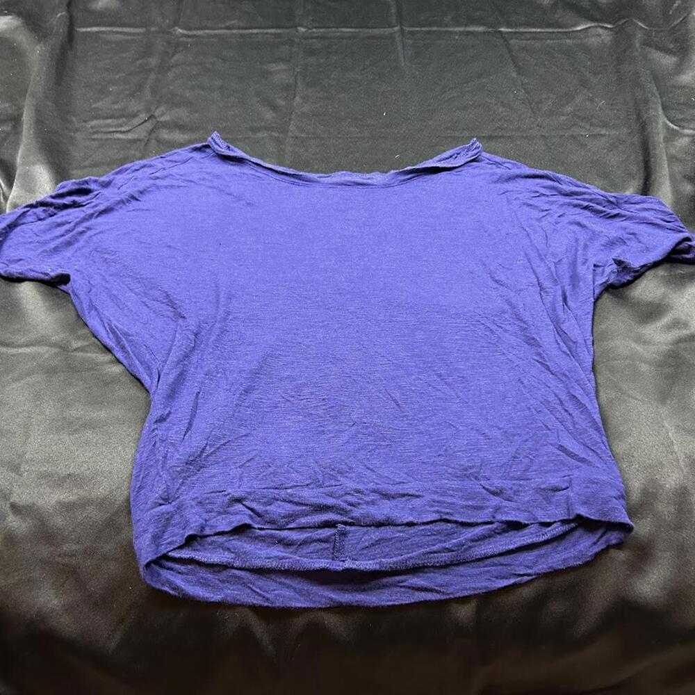 Express WOMENS Blue Butterfly‎ Graphic Shirt Size XS